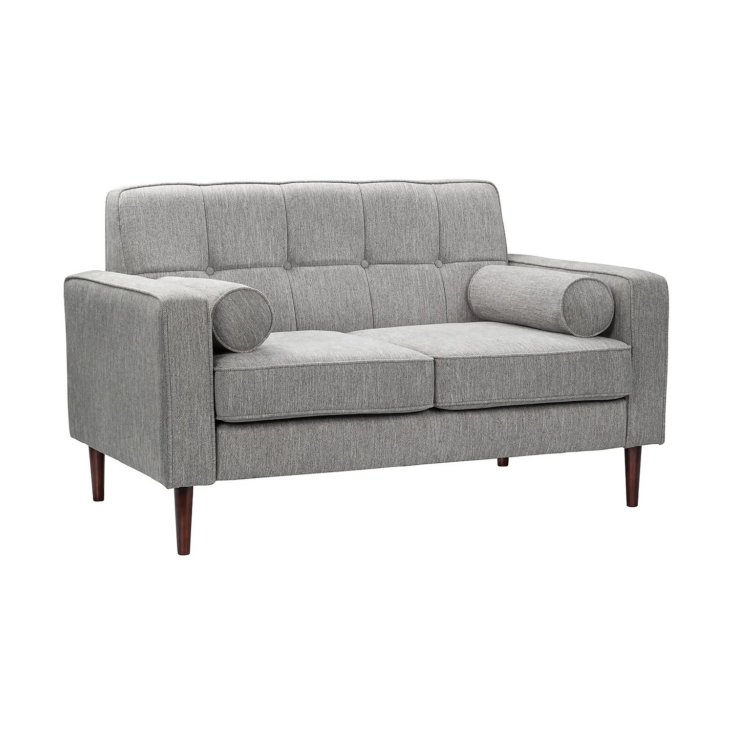 Draper Woven Fabric 2 Seater Sofa In A Box - Grey 1 Draper Woven Fabric 2 Seater Sofa In A Box - Grey