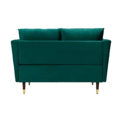 Cosmo Velvet 2 Seater Sofa In A Box - Emerald -Furniture Series 13646012 4244978299350292