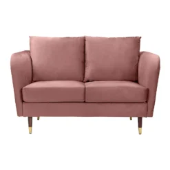 Cosmo Velvet 2 Seater Sofa In A Box - Rose Pink -Furniture Series 13646013 8944978299778491
