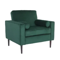 Furniture Series 23 Merlin Velvet Armchair - Emerald
