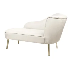 Gigi Velvet Chaise Longue - Cream 11 Gigi Velvet Chaise Longue - Cream -Furniture Series 13698291 7794975247631288