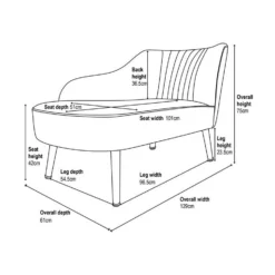 Gigi Velvet Chaise Longue - Tangerine 15 Gigi Velvet Chaise Longue - Tangerine -Furniture Series 13698292 4005020272601182