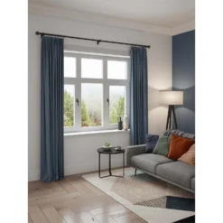 Rothley Baroque 25mm Pattern Orb Curtain Pole Finials (Pair) - Matt Black -Furniture Series 13712257 1624976258332023