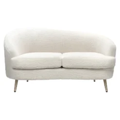 Lucie Asymmetric 2 Seater Sofa - Boucle -Furniture Series 13863934 4835004227790540