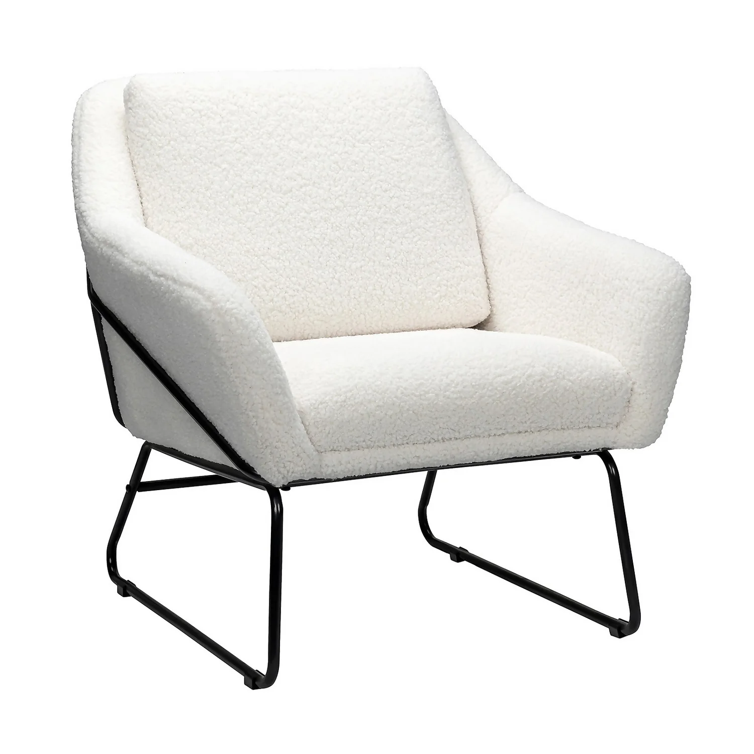 Evelyn Metal Frame Chair - Boucle 1 Evelyn Metal Frame Chair - Boucle