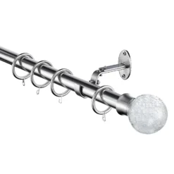 Extendable Curtain Pole With Stud Finial - Steel 25/28mm 10 Extendable Curtain Pole With Stud Finial - Steel 25/28mm -Furniture Series 13909291 1314987948495320