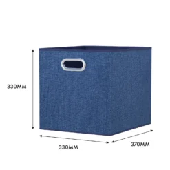 Clever Cube Fabric Insert - Set Of 2 - Steel Blue -Furniture Series 13911397 2654981913057490