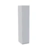 House Beautiful Honest Single Wardrobe, White Carcass - Gloss White Slab Door (W) 450mm X (H) 2196mm