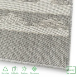 Recycled Diamond Rug - Grey - 160x230cm 8 Recycled Diamond Rug - Grey - 160x230cm -Furniture Series 14015895 1375006088778041