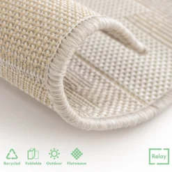 Recycled Diamond Rug - Natural - 120x170cm 9 Recycled Diamond Rug - Natural - 120x170cm -Furniture Series 14015899 9325006090053002