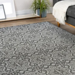 County Victorian Indoor/Outdoor Rug - Grey - 120x170cm -Furniture Series 14016063 6655006087582031