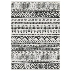 Duo Weave Indoor/Outdoor Rug - Tribal Black - 160x230cm -Furniture Series 14016667 5155003718696432