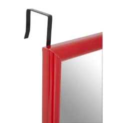 Over Door Hanging Mirror - Red - 33.5x124cm 6 Over Door Hanging Mirror - Red - 33.5x124cm -Furniture Series 14820924 8815058442822797