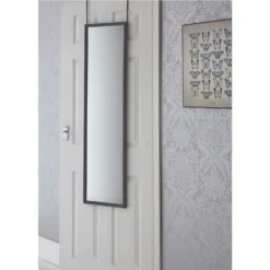 Over Door Hanging Mirror - Grey - 33.5x124cm 8 Over Door Hanging Mirror - Grey - 33.5x124cm -Furniture Series 14820934 1945058442882251