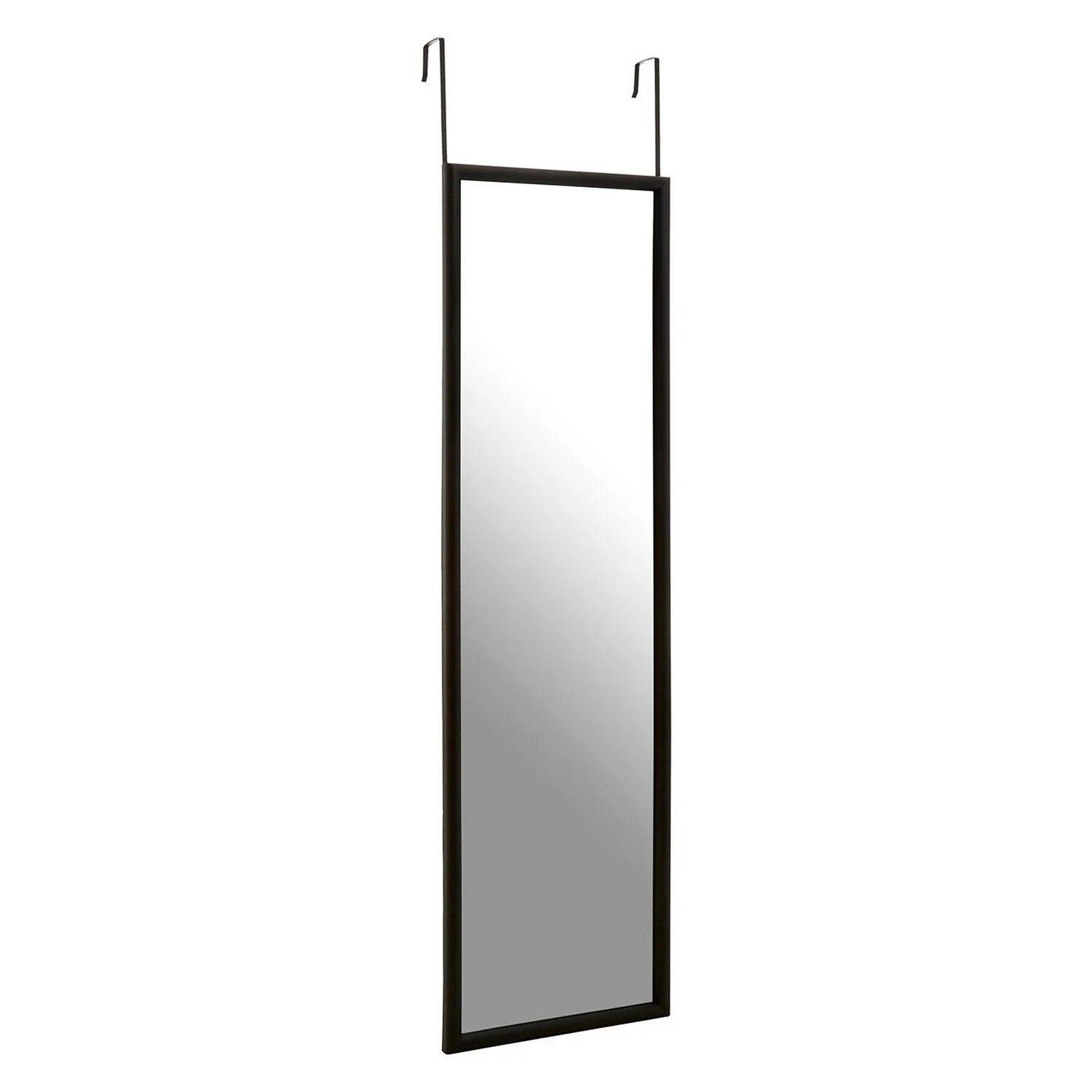 Over Door Hanging Mirror - Grey - 33.5x124cm 1 Over Door Hanging Mirror - Grey - 33.5x124cm