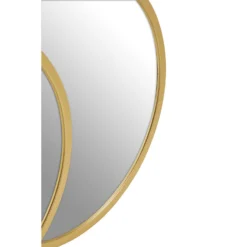 Farran Metal Wall Mirror - Champagne Gold - 90x60cm -Furniture Series 14820946 1285058438469341