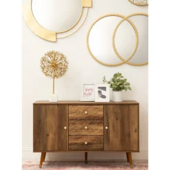 Farran Metal Wall Mirror - Champagne Gold - 90x60cm -Furniture Series 14820946 1615058438429351