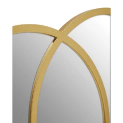 Farran Metal Wall Mirror - Champagne Gold - 90x60cm -Furniture Series 14820946 1795058438553713