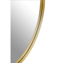 Cindy Large Round Wall Mirror - Gold - 70cm -Furniture Series 14820949 9335058438777756