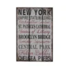 New York Wall Plaque - 25x38cm