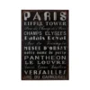 Paris Wall Plaque - 25x38cm