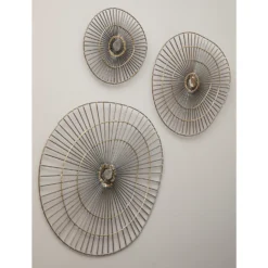 Mirano Medium Abstract Wall Art - Gold - 45x47cm -Furniture Series 14820992 1415057940573360