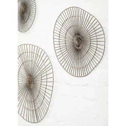 Mirano Medium Abstract Wall Art - Gold - 45x47cm -Furniture Series 14820992 4335057940620178