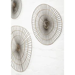 Mirano Large Abstract Wall Art - Gold - 59x61cm -Furniture Series 14820997 1695057940290031