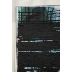 Astratto Wall Art Oil Painting - Blue & Black - 103x143cm -Furniture Series 14821009 1475058683428860