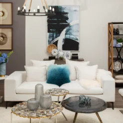 Astratto Wall Art Oil Painting - Blue & Black - 103x143cm -Furniture Series 14821009 5315058683398380