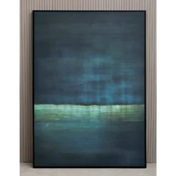 Astratto Canvas Wall Art - Teal - 102.6x142.6cm -Furniture Series 14821018 1585057935767945