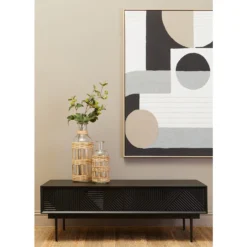 Astratto Abstract Geometric Wall Art - Monochrome - 83x123cm -Furniture Series 14821029 3925057939661357