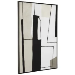Astratto Abstract Wall Art - Monochrome - 83x123cm -Furniture Series 14821032 9315057936749650
