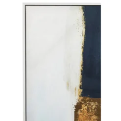 Astratto Wall Art - Blue & Gold - 103x103cm -Furniture Series 14821052 1505058394268016