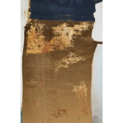 Astratto Wall Art - Blue & Gold - 103x103cm -Furniture Series 14821052 7405058394459182